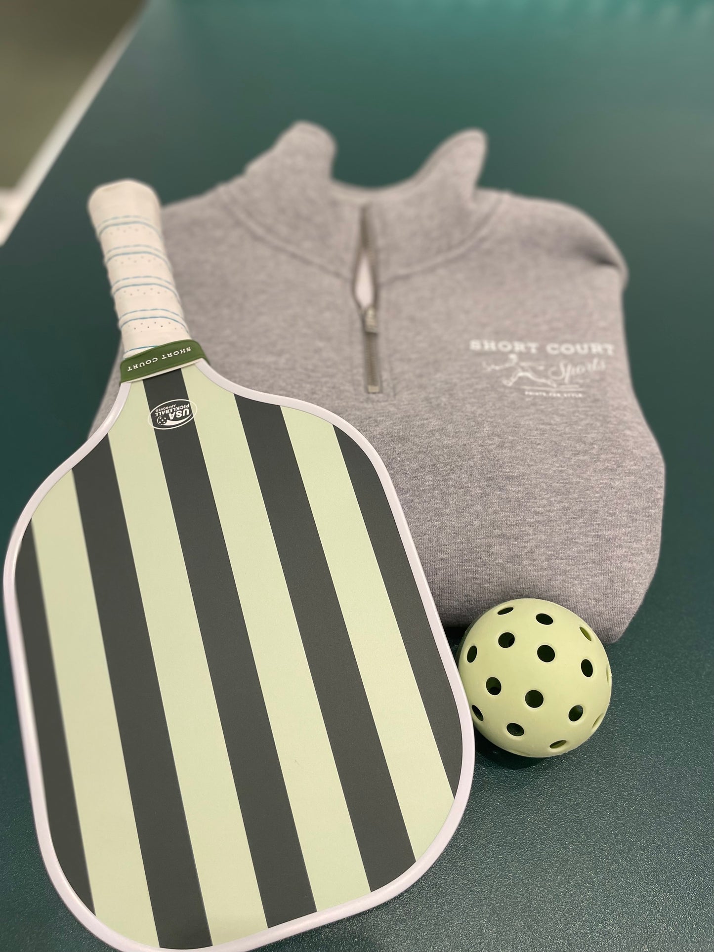 Grey Quarter Zip