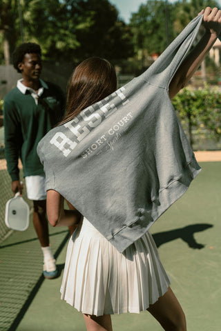 Court Classic Sweatshirt   Heather Ash Gray
