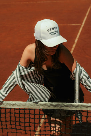 The Short Court x Reset Cap   White
